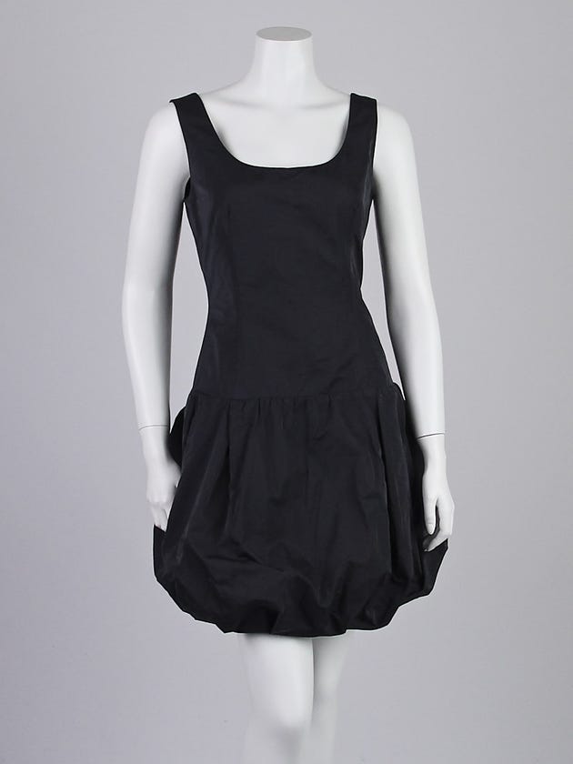 Louis Vuitton Black Silk Blend Sleeveless Dress Size 6/38