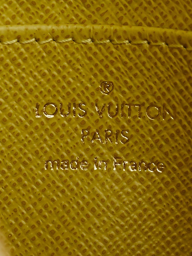 Louis Vuitton Yellow Epi Leather Pochette Clefs Key Holder - Yoogi's Closet