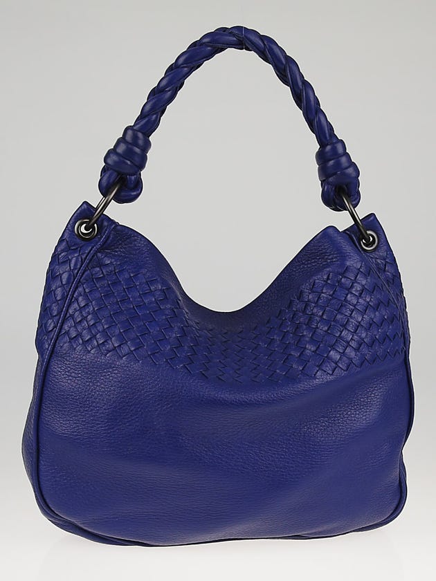 Bottega Veneta Cobalt Cervo Leather Hobo Bag