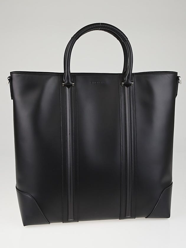 Givenchy Black Calfskin Leather Large Lucrezia Tote Bag