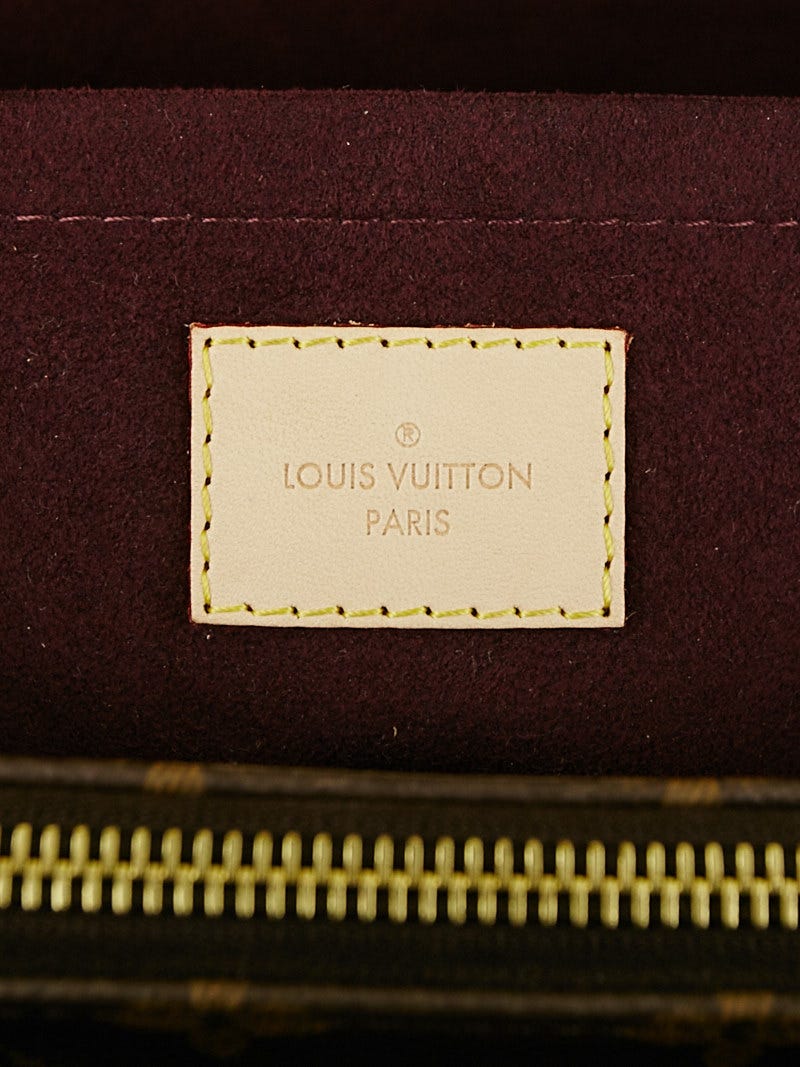 LOUIS VUITTON - BAG MONTAIGNE / MM NEW Dark brown Cloth ref.433411 - Joli  Closet