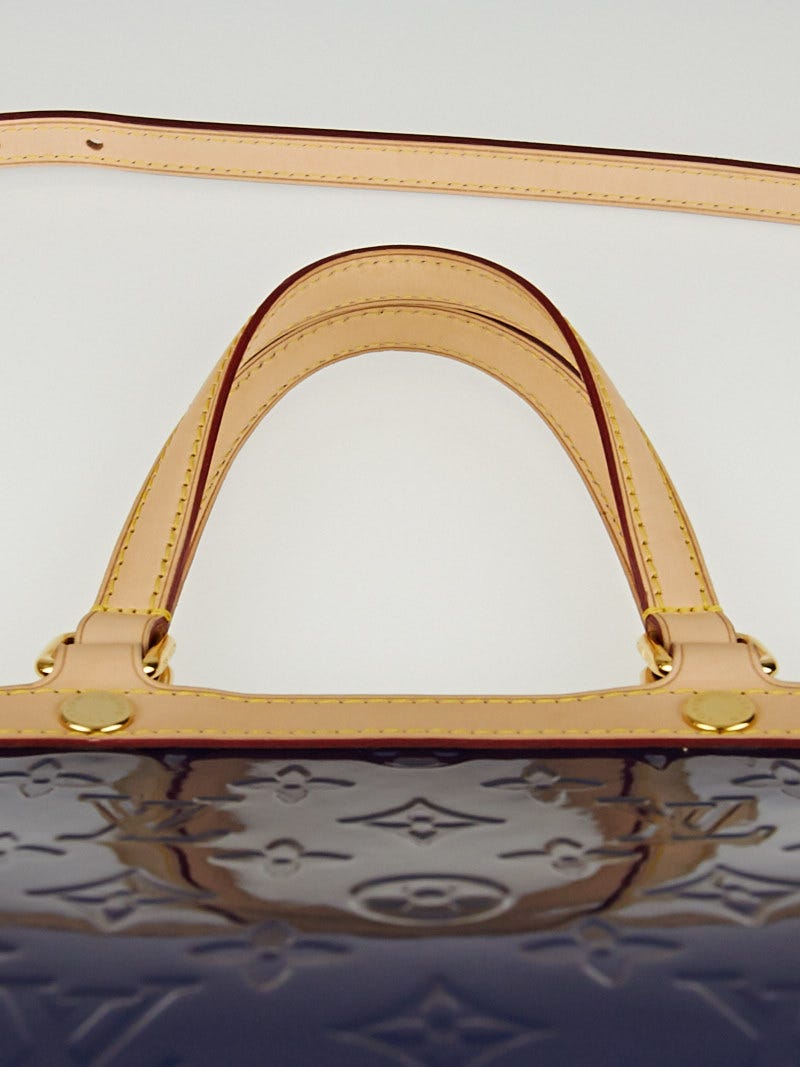 Louis Vuitton Grand Bleu Monogram Vernis Alma PM Bag - Yoogi's Closet
