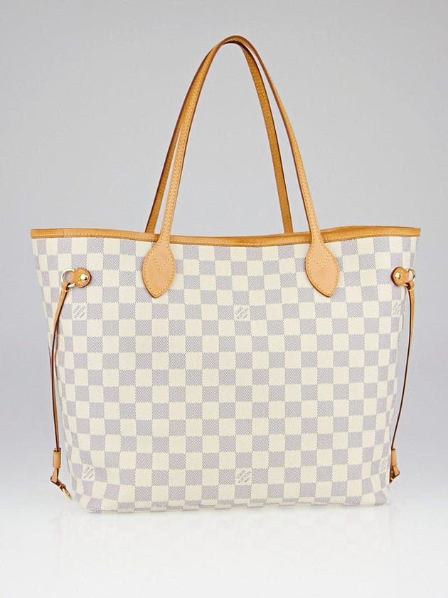 Louis Vuitton Damier Azur Canvas Neverfull MM Bag