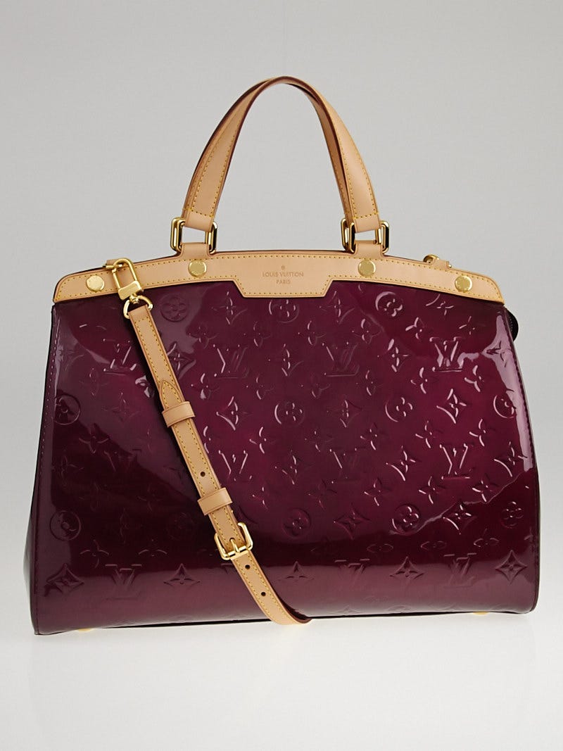 Louis Vuitton Vernis Brea MM - Burgundy Shoulder Bags, Handbags