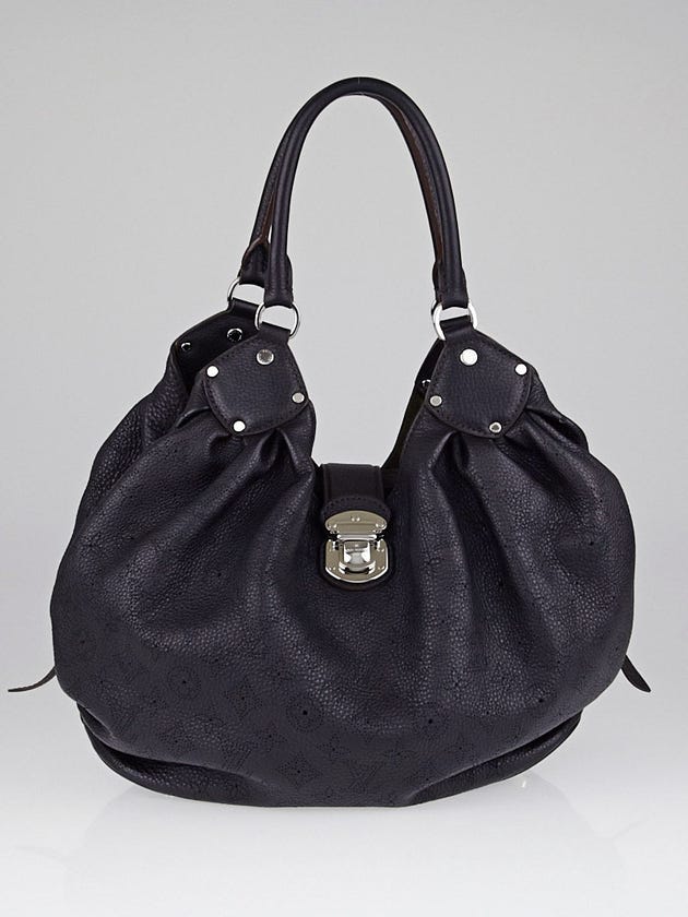 Louis Vuitton Black Monogram Mahina Leather Neo L Bag