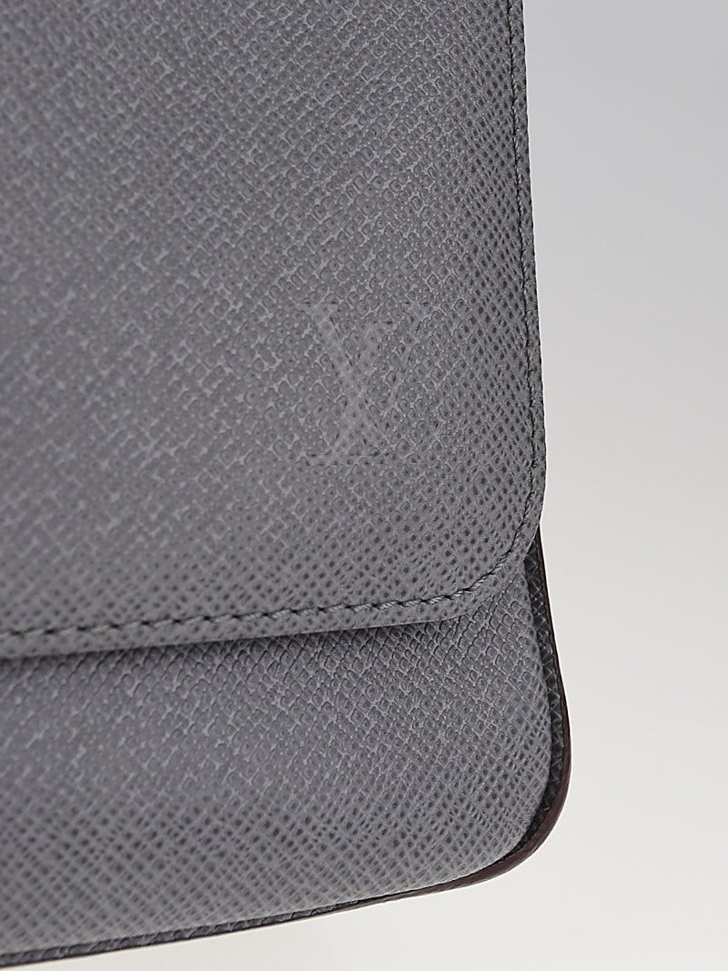 Louis Vuitton Grey Taiga Leather Roman GM Bag Louis Vuitton