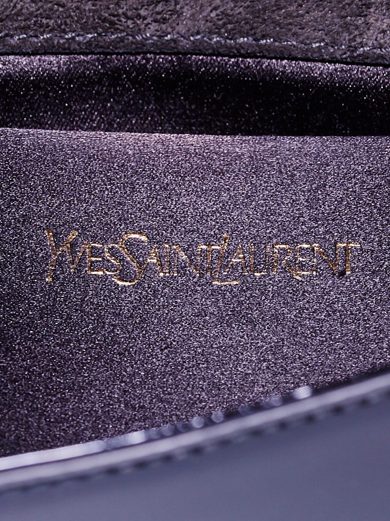 小物などお買い得な福袋 Laurent Saint Yves Black Envelope Mail Y Leather Patent 洋書