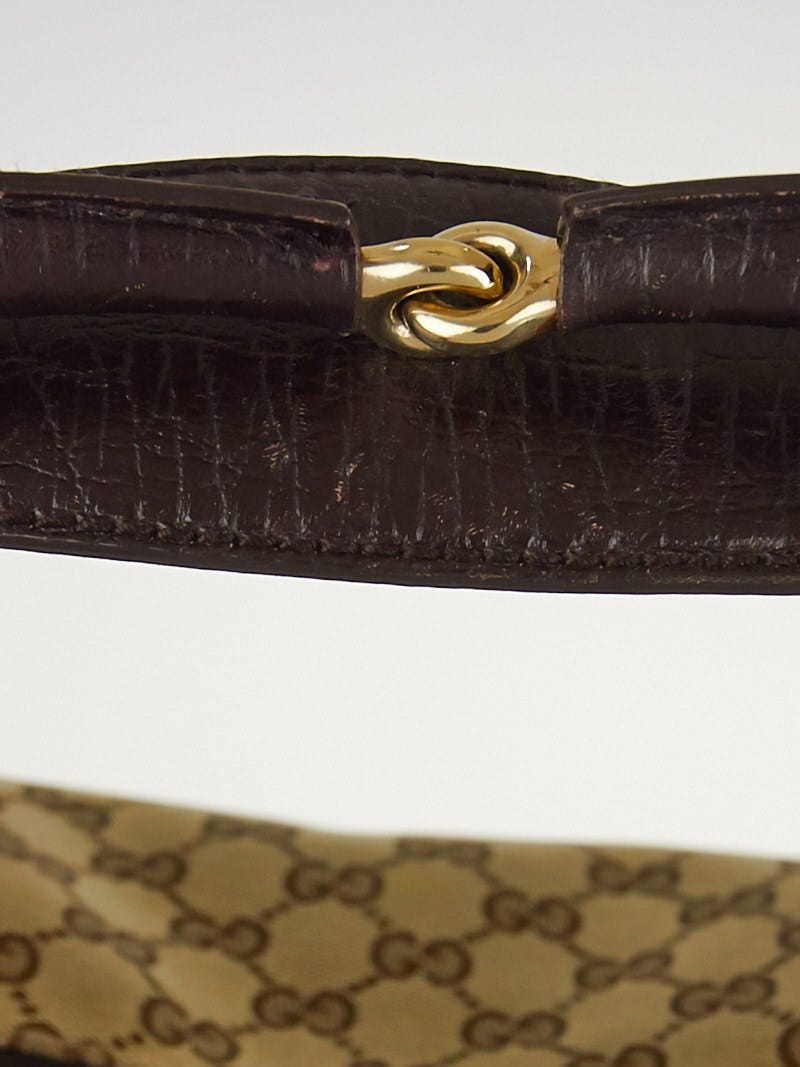 Gucci Beige/Ebony GG Canvas Medium Horsebit Hobo Bag Gucci Beige/Ebony GG Canvas Medium Horsebit Hobo Bag