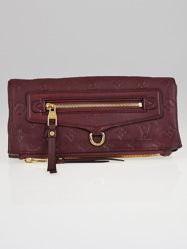 Louis Vuitton Flamme Monogram Empreinte Leather Petillante Clutch Bag