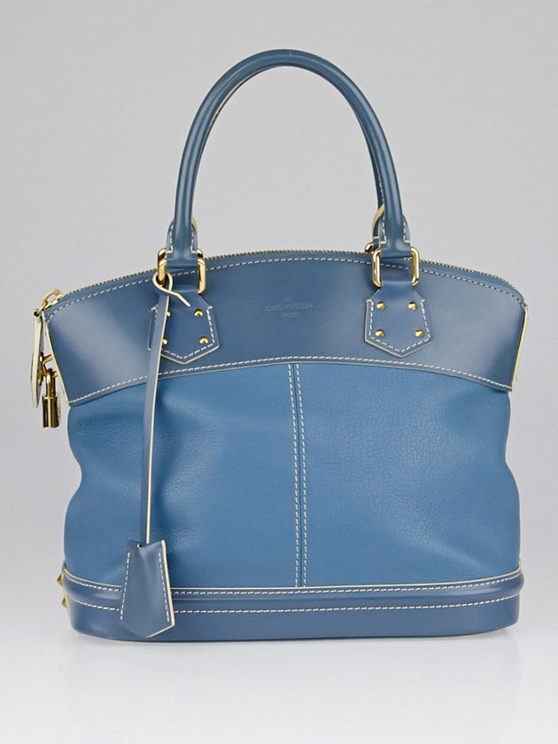 Louis Vuitton Blue Suhali Leather Lockit PM Bag