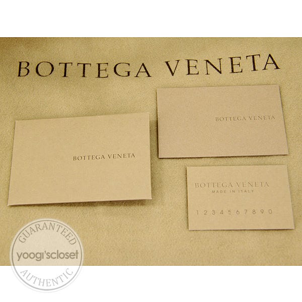 Bottega veneta authenticity card best sale