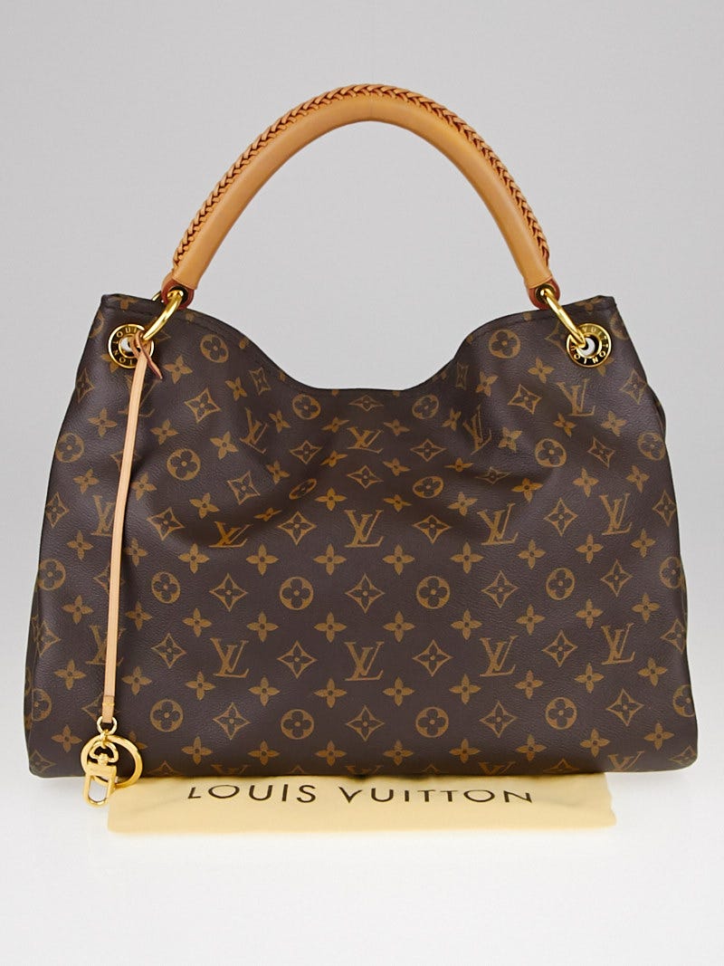 Louis Vuitton Artsy MM Python Handle Brown ref.363059 - Joli Closet