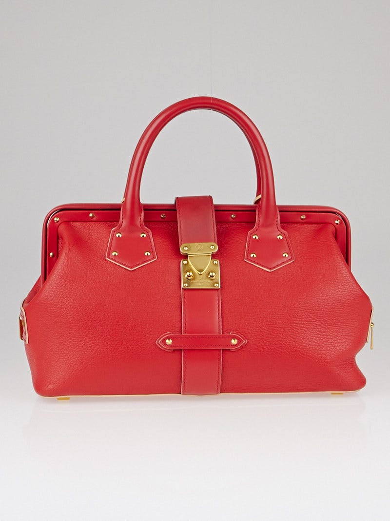 Louis Vuitton Geranium Suhali Leather L'Ingenieux PM Bag - Yoogi's Closet