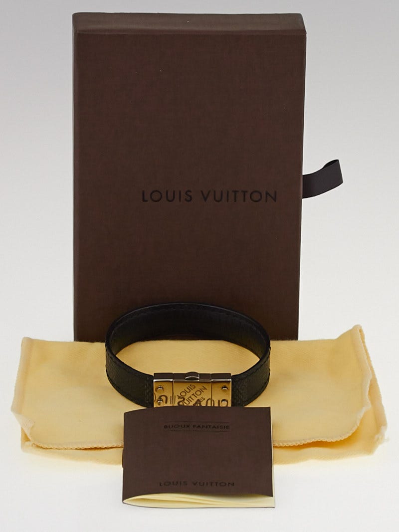 Louis Vuitton Damier Graphite Canvas Check It Bracelet - Yoogi's