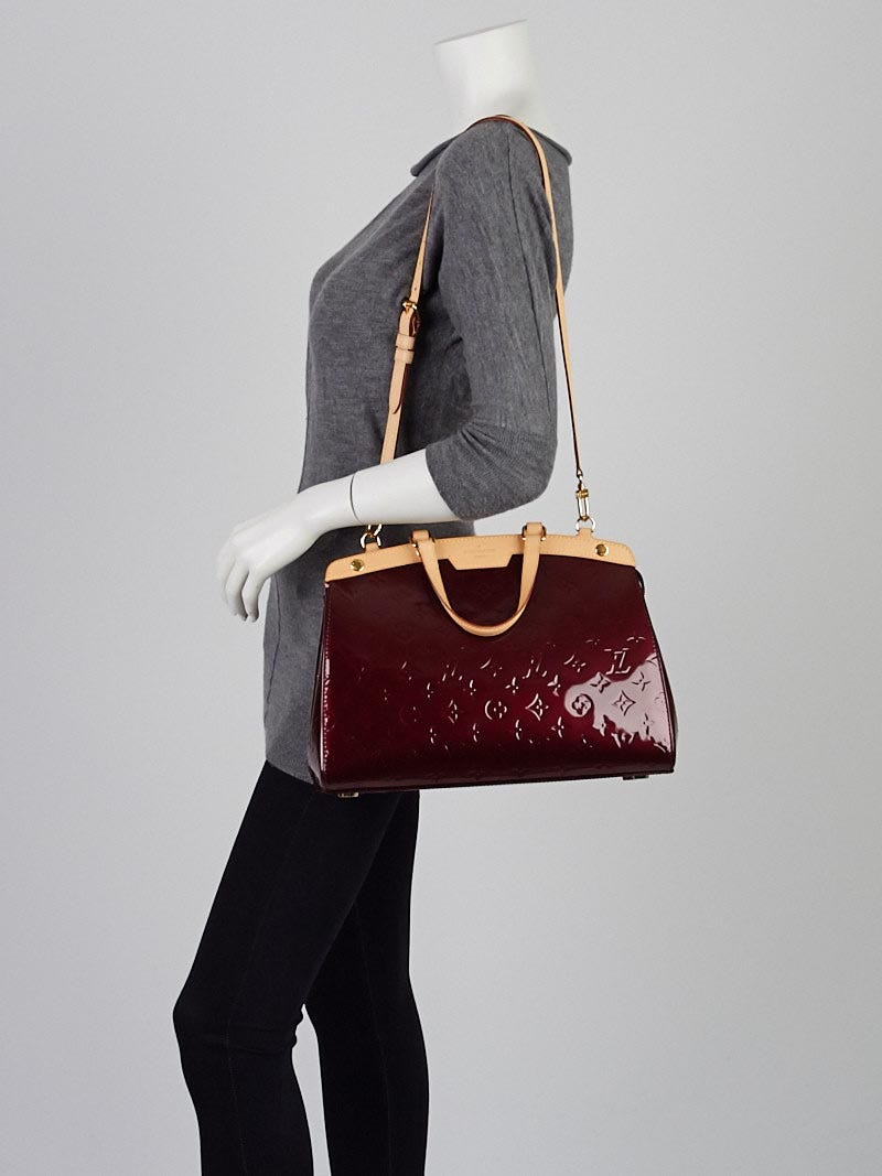 Louis Vuitton Rouge Fauviste Monogram Vernis Brea MM Bag – The Closet