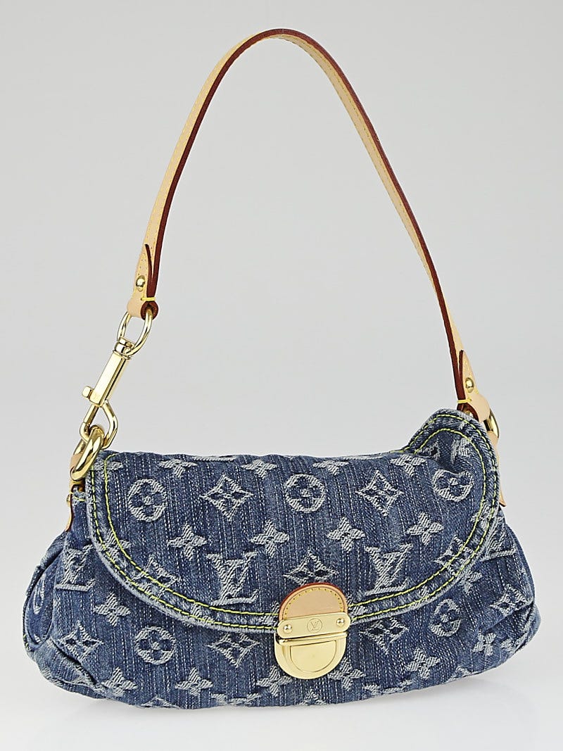 Louis Vuitton Vintage Denim Monogram Mini Pleaty Bag - Blue Shoulder Bags,  Handbags - LOU779670