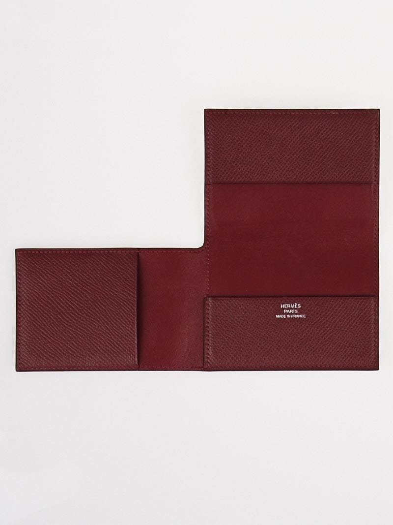 Hermes Gold Epsom Leather MC2 Wallet - Yoogi's Closet