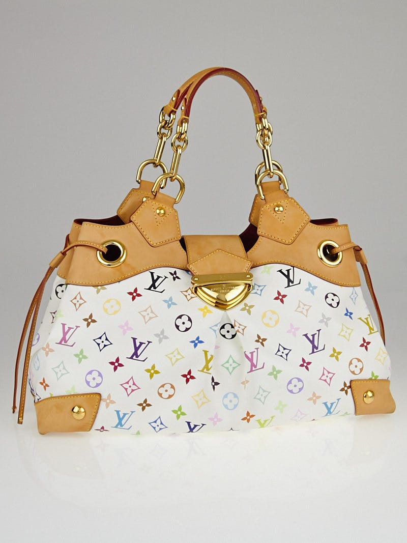 Authentic Louis Vuitton Ursula multi color monogram handbag