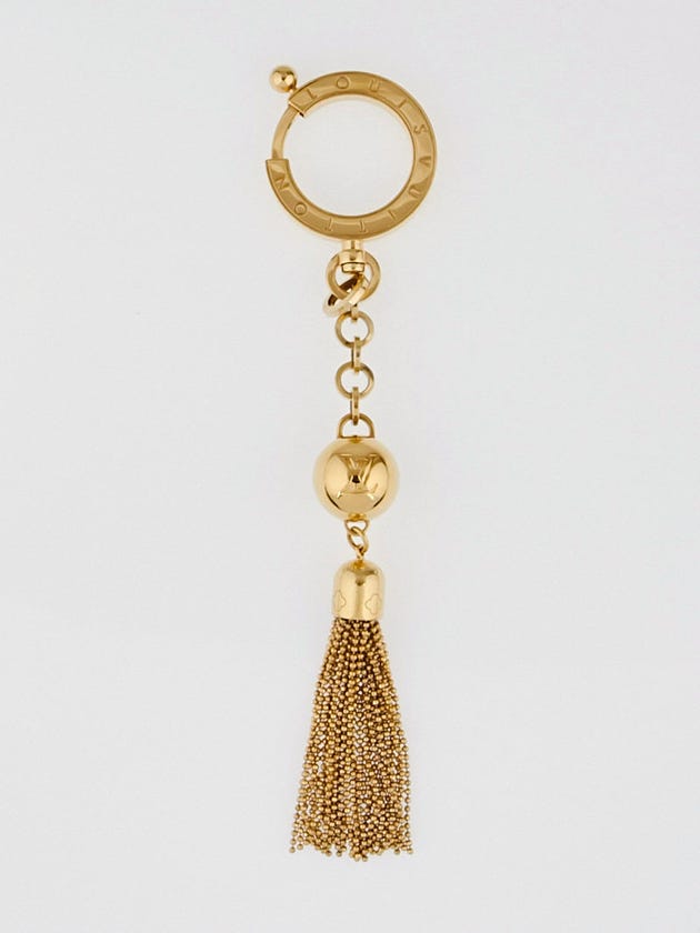 Louis Vuitton Goldtone Swing Key Holder and Bag Charm