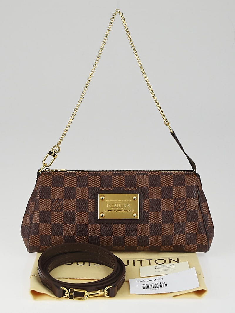 Louis Vuitton, Bags, Authentic Louis Vuitton Eva Crossbody And Shoulder  Bag With Gold Chain