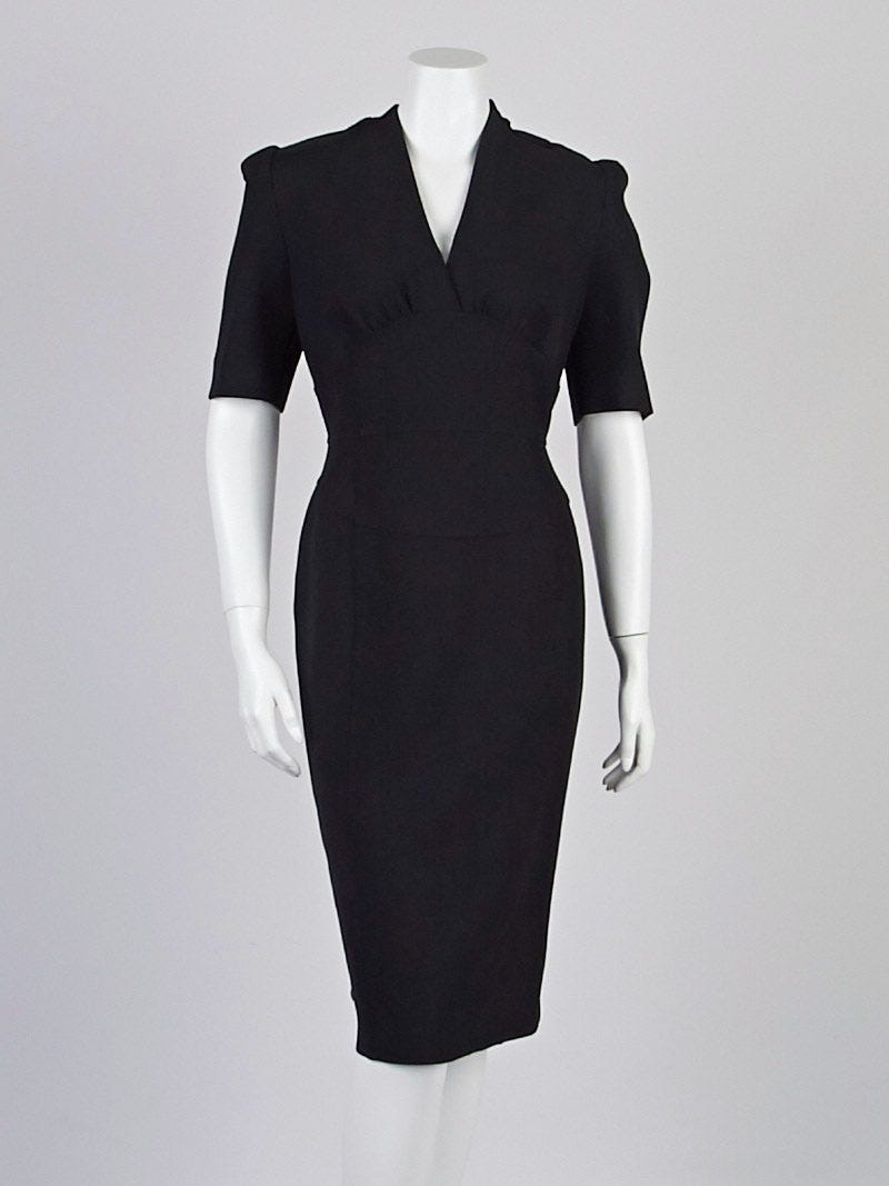 Black best sale burberry dress