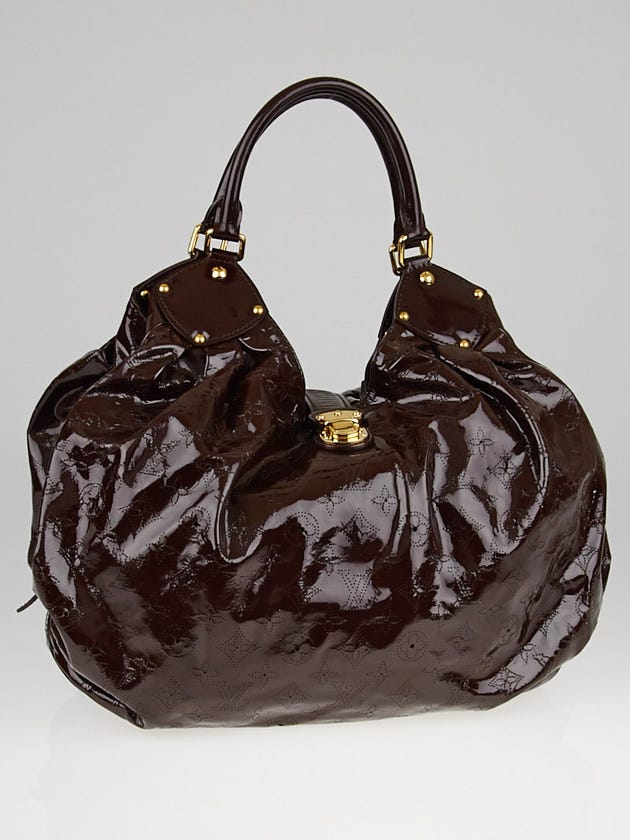 Louis Vuitton Limited Edition Marron Patent Leather Surya XL Bag