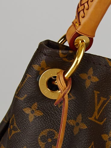 Louis Vuitton Pink/Brown Braided Leather Shoulder Bag Strap Louis Vuitton