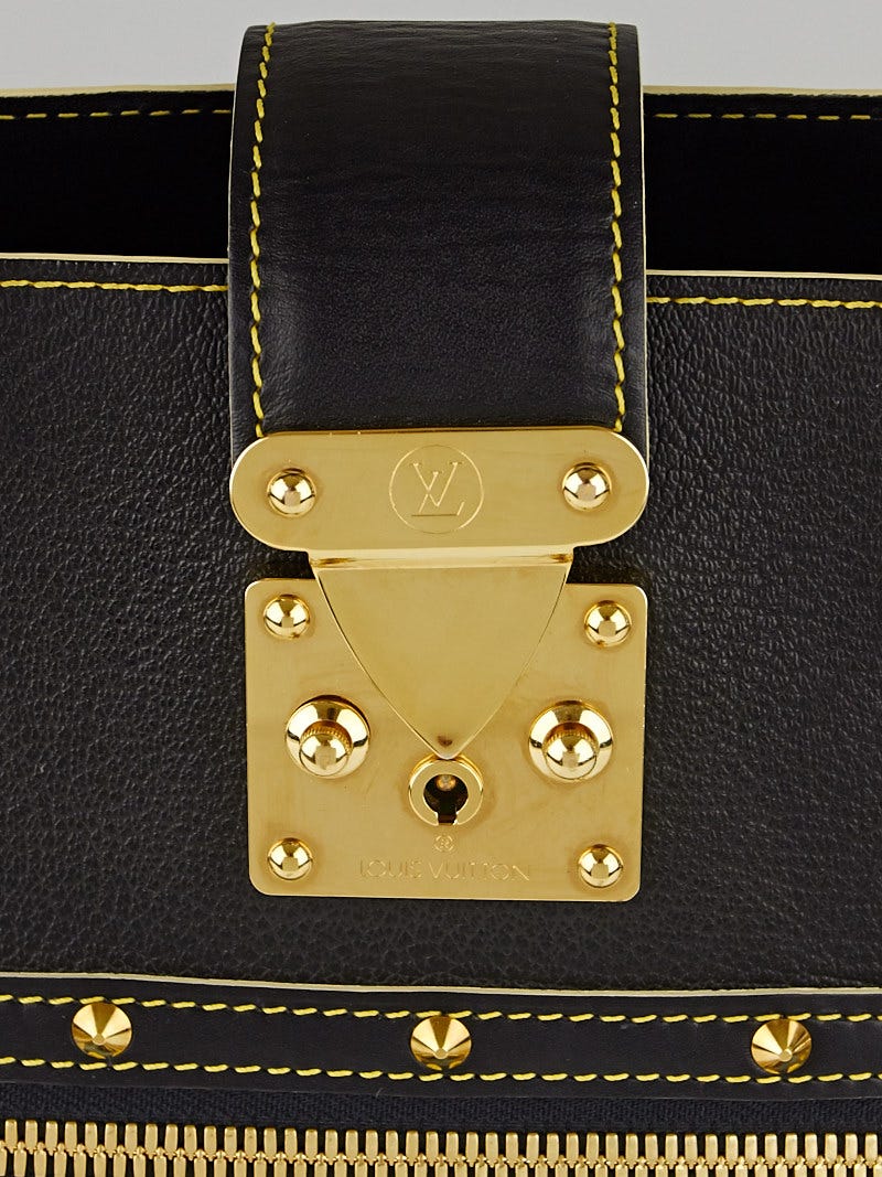 Louis Vuitton - Authenticated Le Fabuleux Handbag - Leather Black Plain for Women, Good Condition