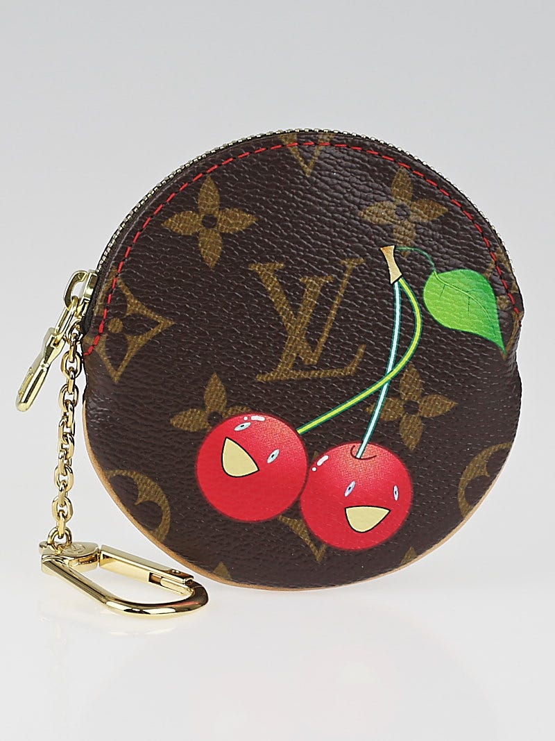 Louis Vuitton Pre-Owned 2005 pre-owned cherry-print Coin Purse - Farfetch