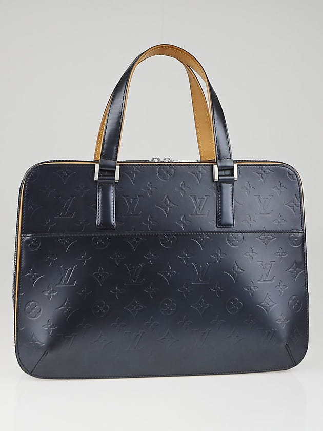 Louis Vuitton Blue Monogram Mat Malden Bag
