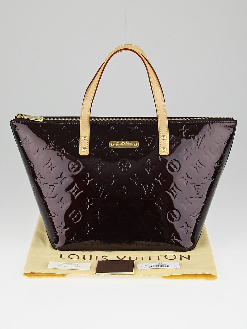 Louis Vuitton Amarante Monogram Vernis Bellevue PM Bag - Yoogi's