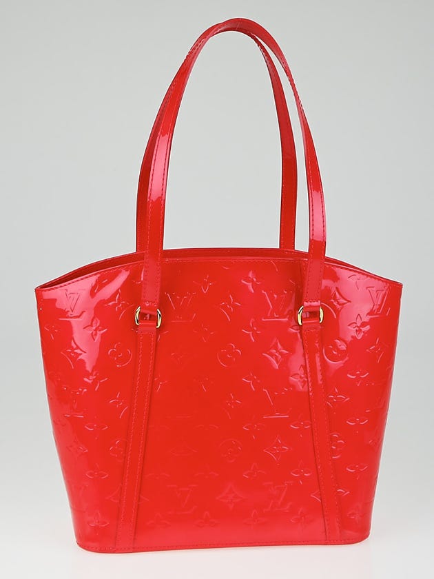 Louis Vuitton Rouge Grenadine Monogram Vernis Avalon MM Bag