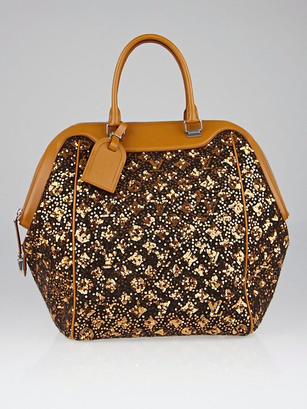 Louis Vuitton Limited Edition Gold Monogram Sunshine Express North-South Bag