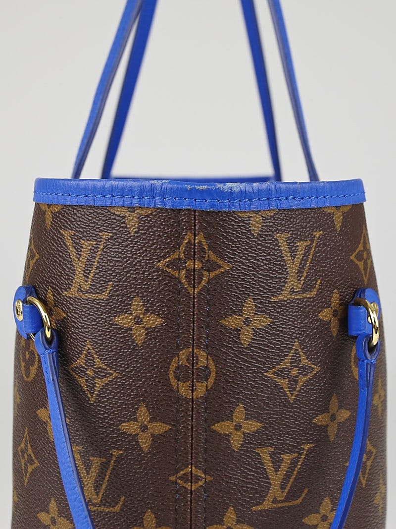 Louis Vuitton Grand Bleu Monogram Canvas Ikat Neverfull MM Bag