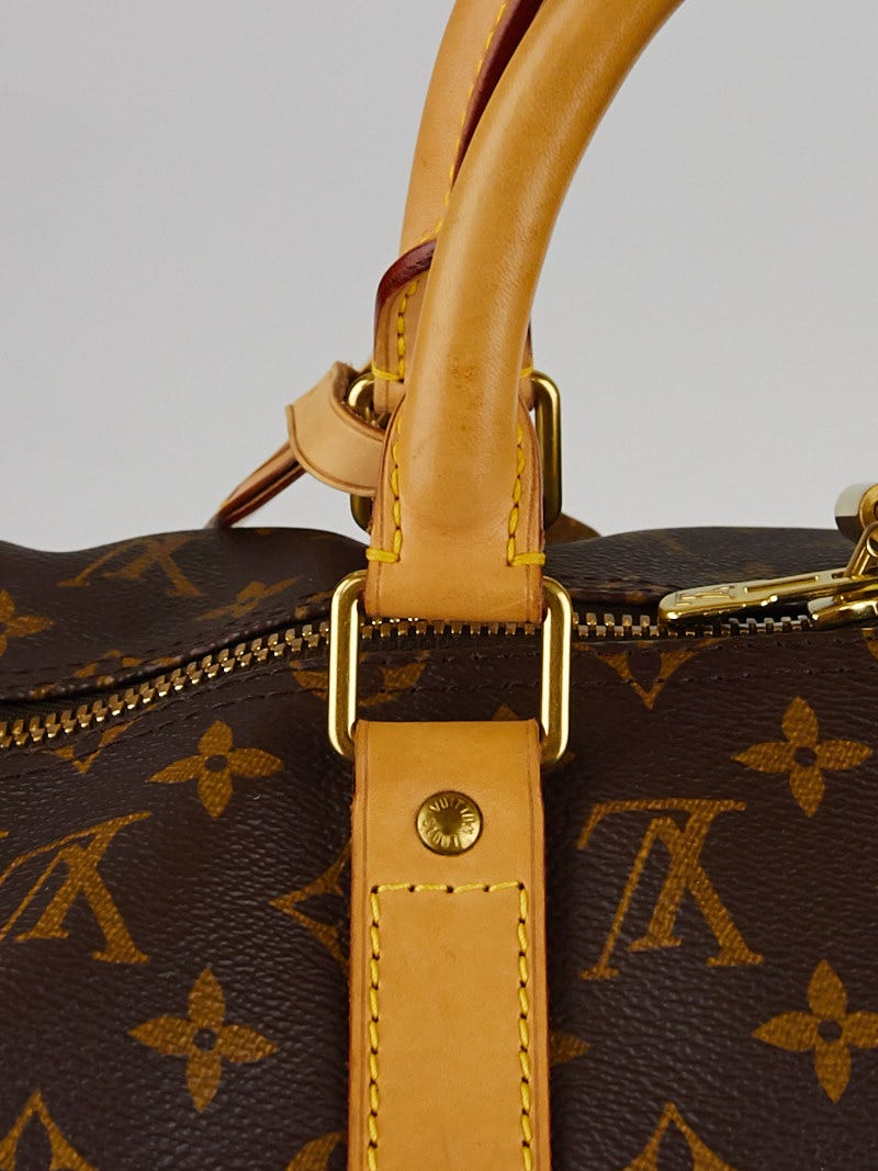 Pink, Orange, and Brown Monogram Roses Keepall 50 Gold Hardware, 2008