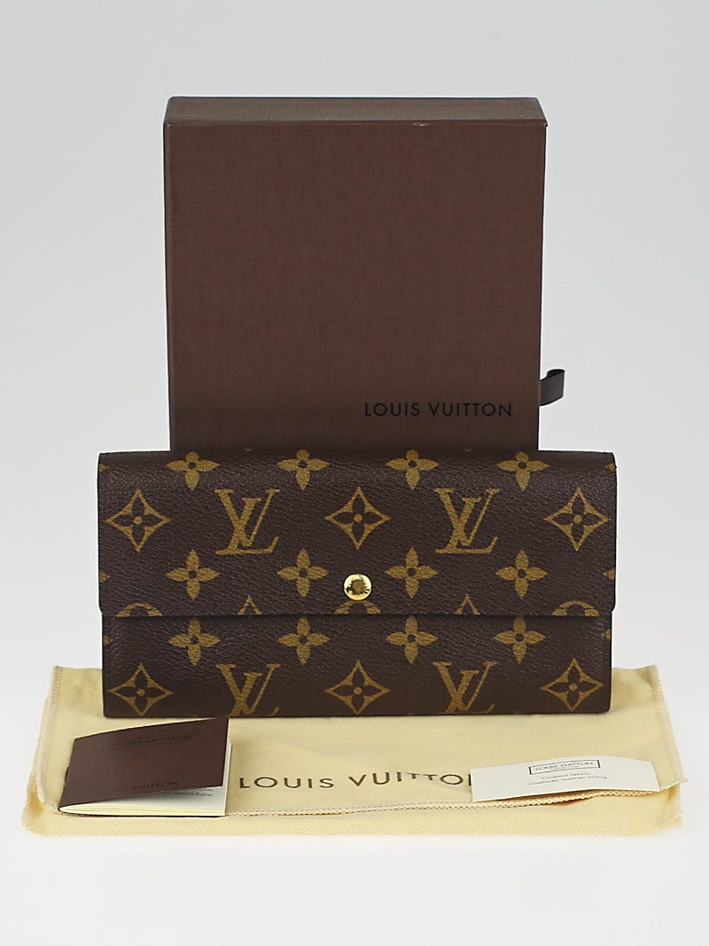 Louis Vuitton Fleuri Sarah Monogram Canvas Wallet on SALE