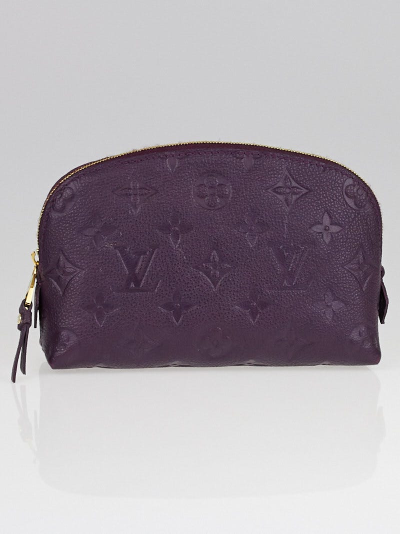 Louis Vuitton, Bags, Louis Vuitton Key Pouch Monogram Empreinte Leather  Purple