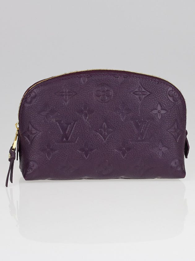 Louis Vuitton Aube Monogram Empreinte Leather Cosmetic Pouch