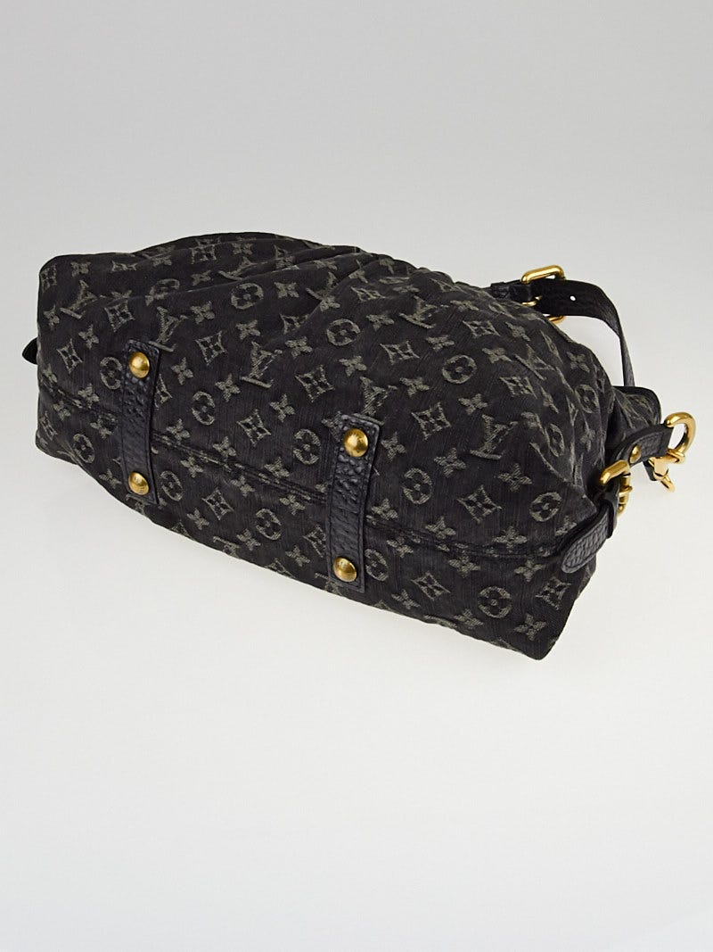 What Goes Around Comes Around Louis Vuitton Black Denim Neocabby MM Bag -  ShopStyle