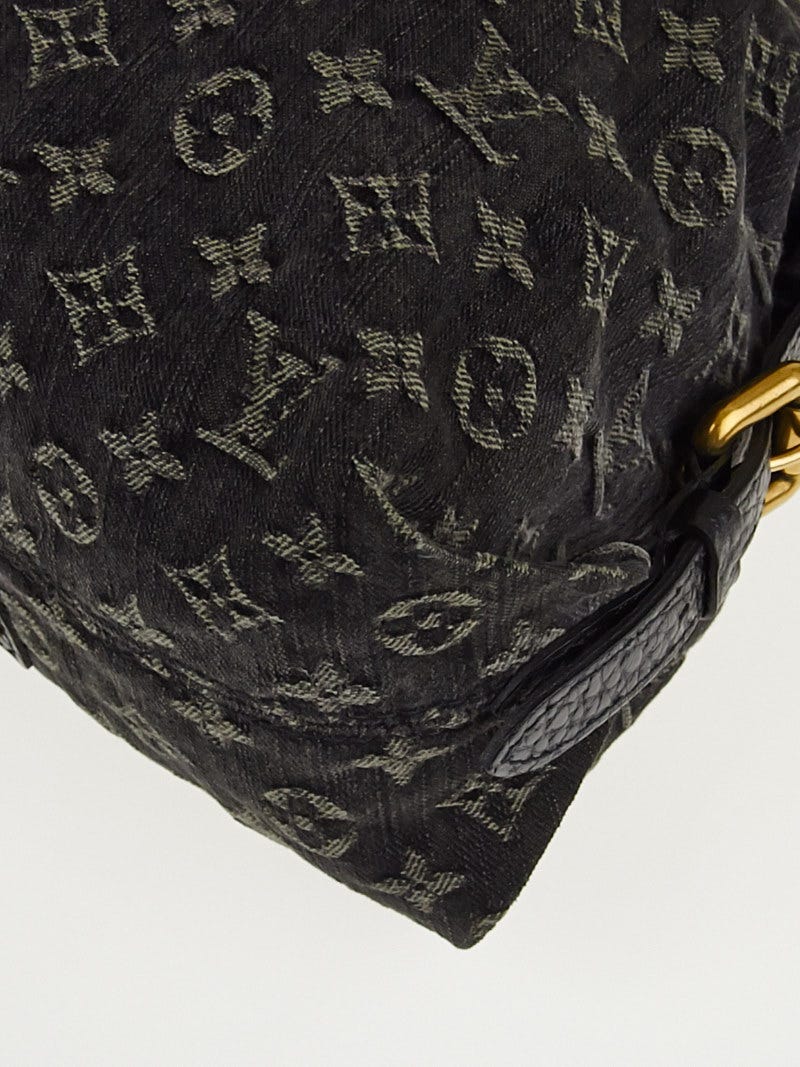 Louis Vuitton Black Monogram Denim Neo Cabby MM QJB0BG0WKA158