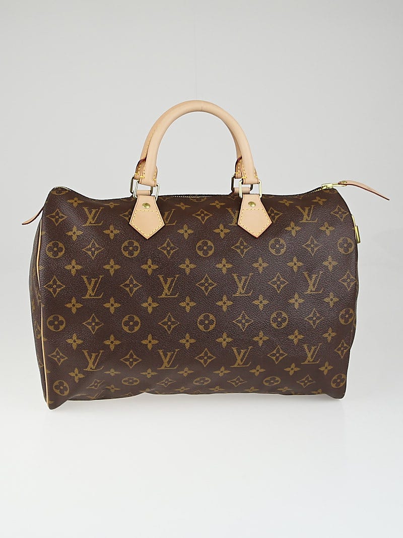 Louis Vuitton Monogram Canvas Speedy 35 Bag - Yoogi's Closet