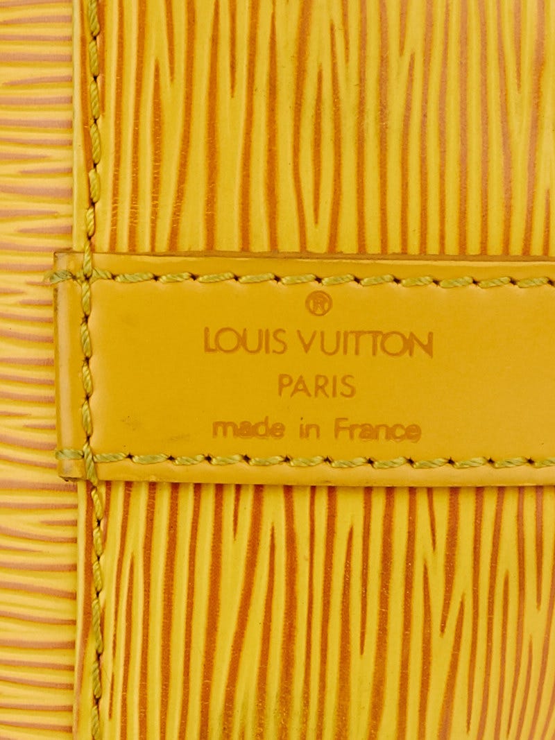 Louis Vuitton Tassil Yellow Epi Leather Noe AR1914 – Designer Exchange Ltd