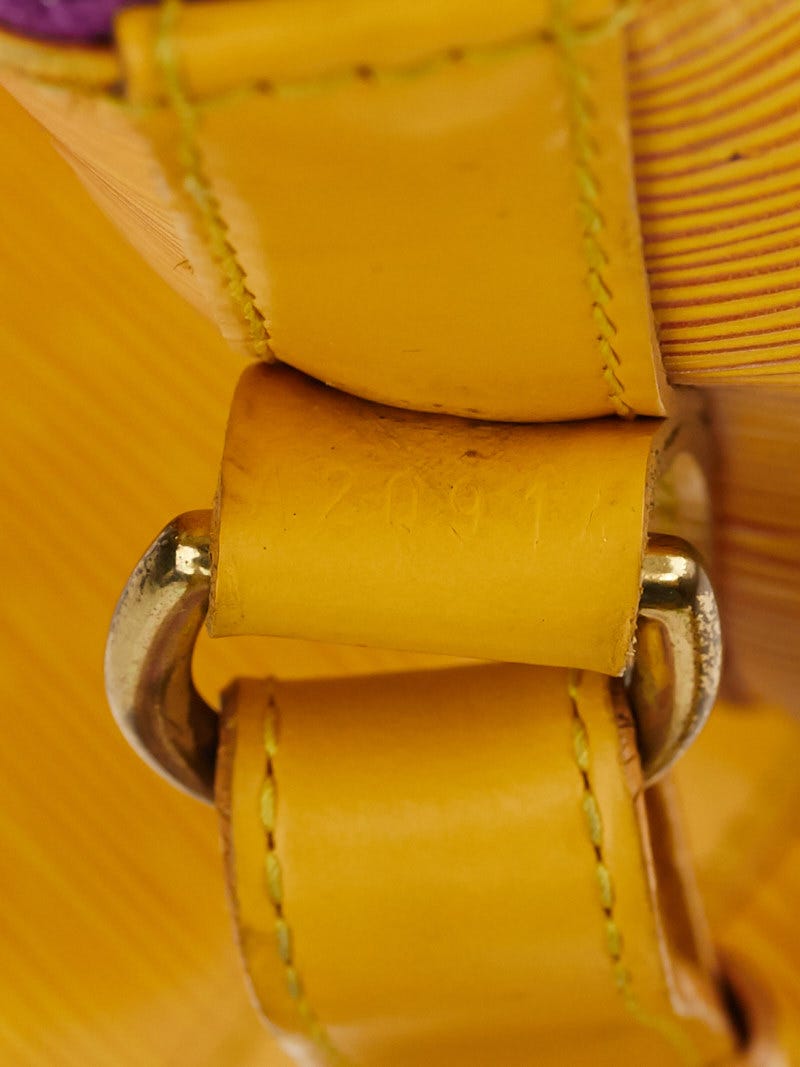 Louis Vuitton Tassil Yellow Epi Noé Petite QJB0BPDWYB010