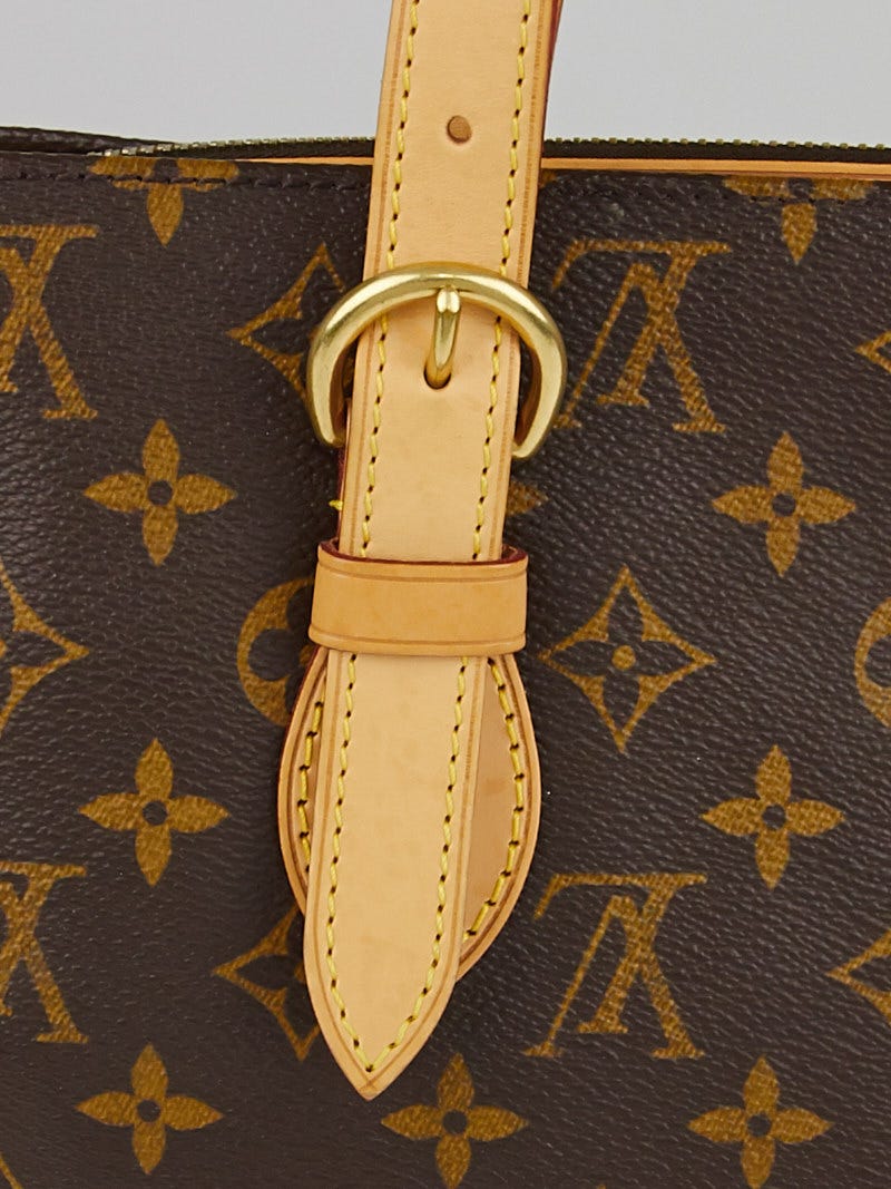 LOUIS VUITTON Popincourt Haut Used Tote Handbag Monogram Leather