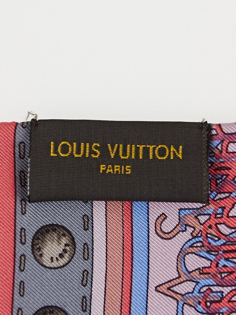 Louis Vuitton Monogram Maps Silk Bandeau