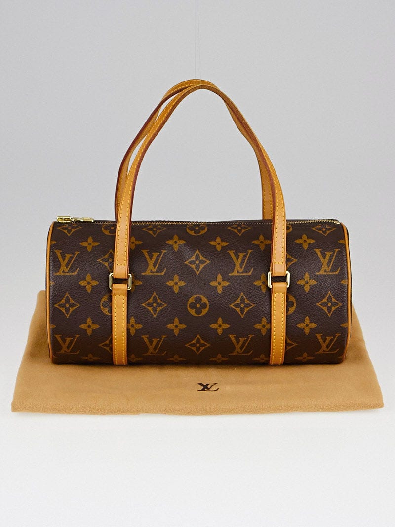 Louis Vuitton Boston Bag Papillon 26 Brown Monogram M51386 Canvas Leat