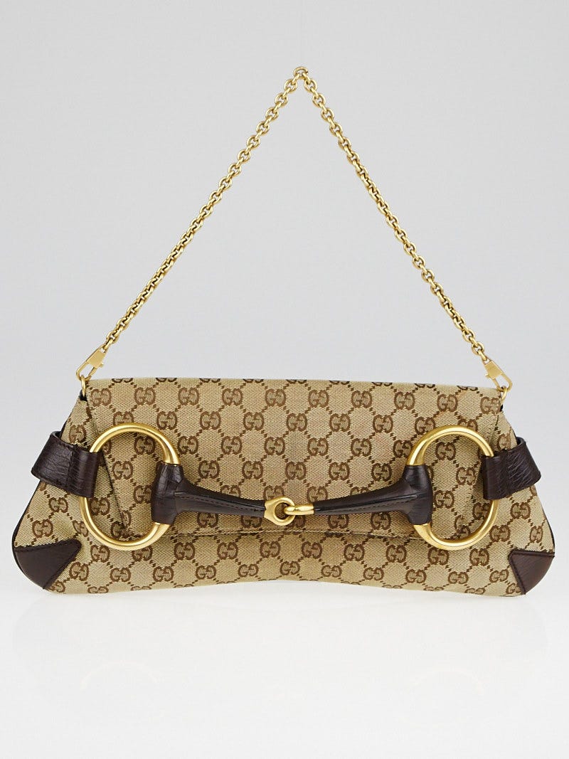 Gucci Tom Ford Monogram Horsebit Chain Clutch Bag Gucci