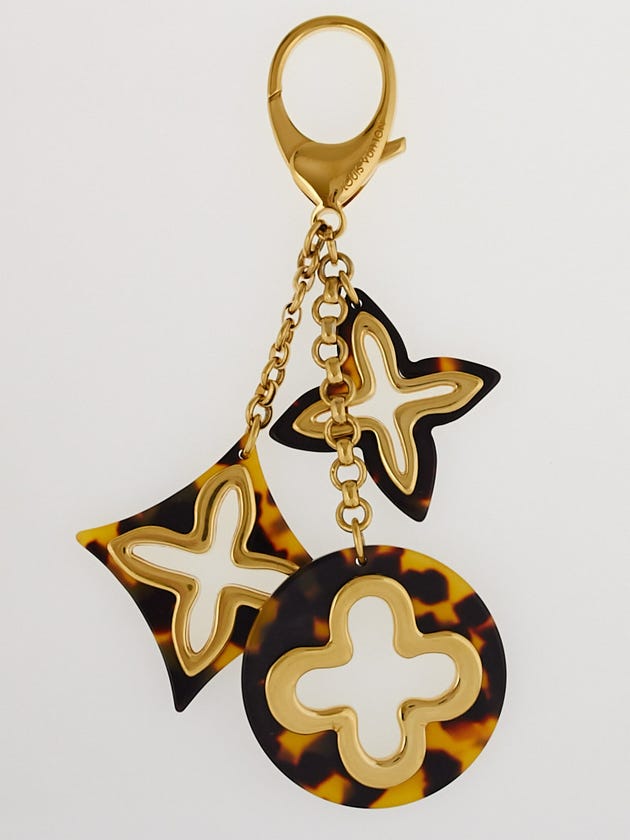 Louis Vuitton Ecaille Resin Insolence Key Holder and Bag Charm