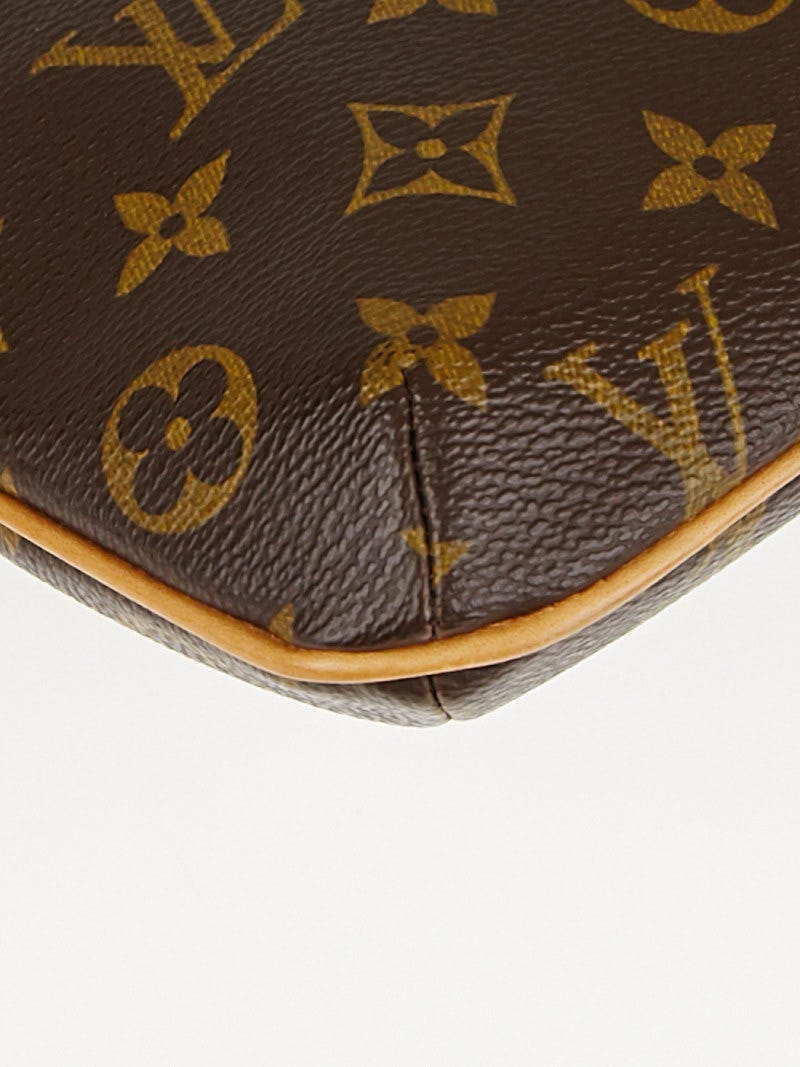 Louis Vuitton Brown Canvas Monogram Partition Wristlet Vanity Bag Louis  Vuitton