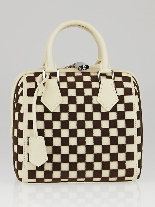 Louis Vuitton Limited Edition Brown Damier Cubic Speedy Cube PM Bag